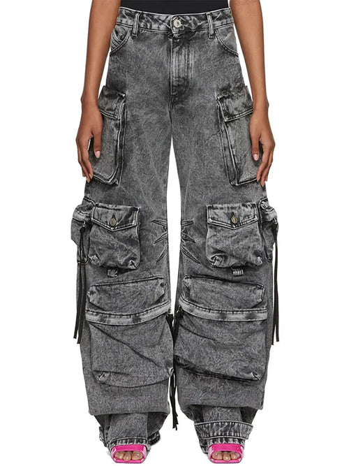 Pantalón Cargo Wide Leg