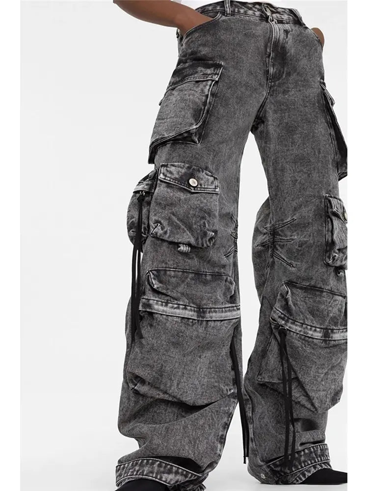 Pantalón Cargo Wide Leg